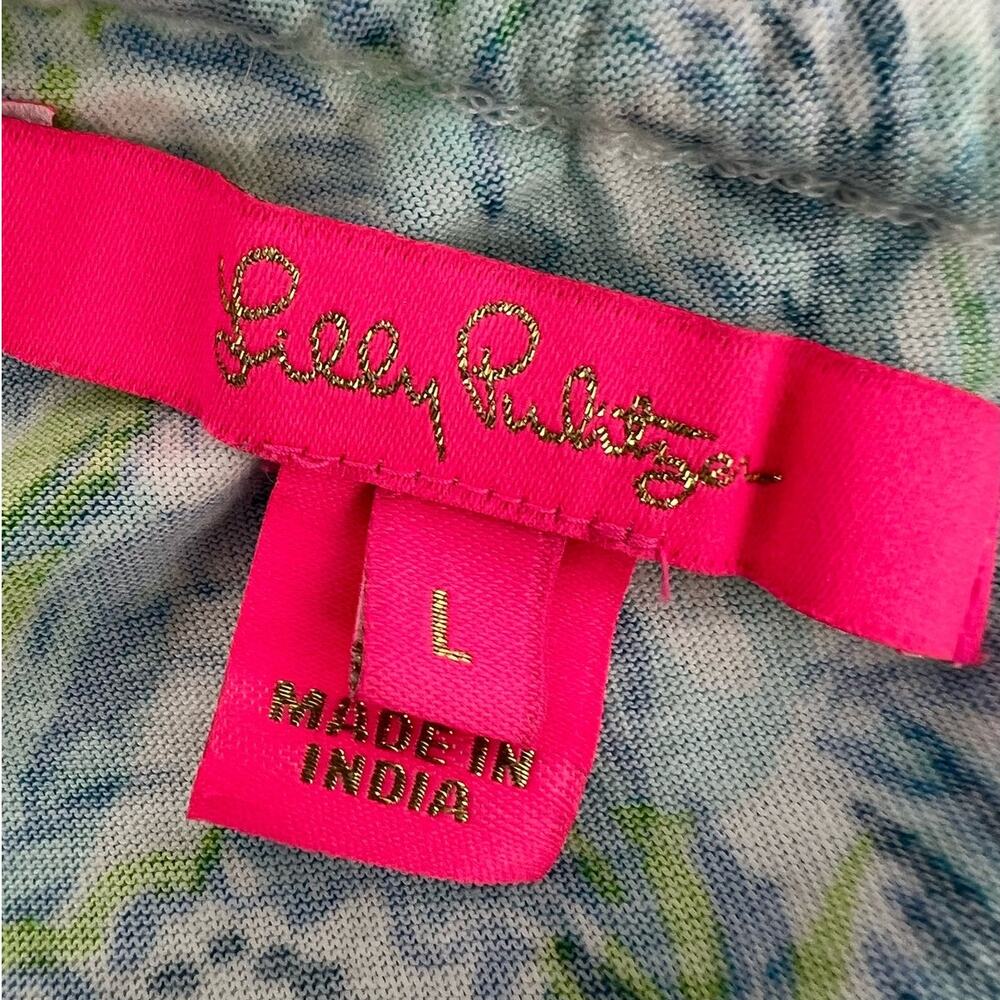 Lily Pulitzer Idara Resort Romper 100% Cotton Size Large - Picture 3 of 7